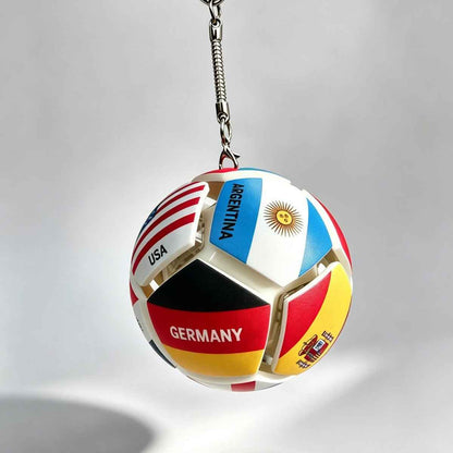 🔥LAST DAY 50% OFF💖⚽ Mini Flag Football Fidget Keychain|Pocket Stress Relief Pendant