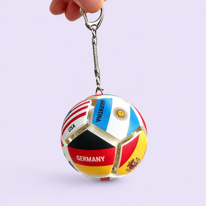 🔥LAST DAY 50% OFF💖⚽ Mini Flag Football Fidget Keychain|Pocket Stress Relief Pendant
